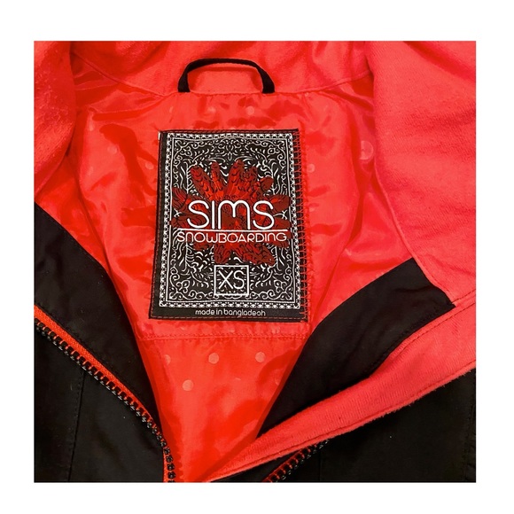 SIMS Pullover Snowboarding Shell Jacket - Picture 2 of 4